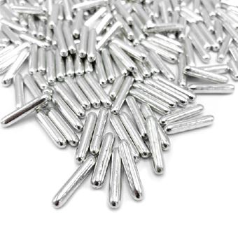 Picture of SILVER RODS EDIBLE SPRINKLES X 50G